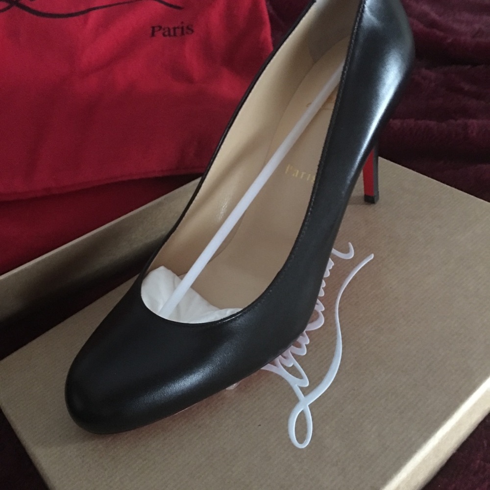 Christian Louboutin Simple Black Pumps